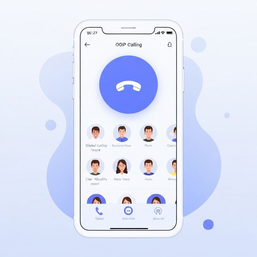 VoIP mobile app
