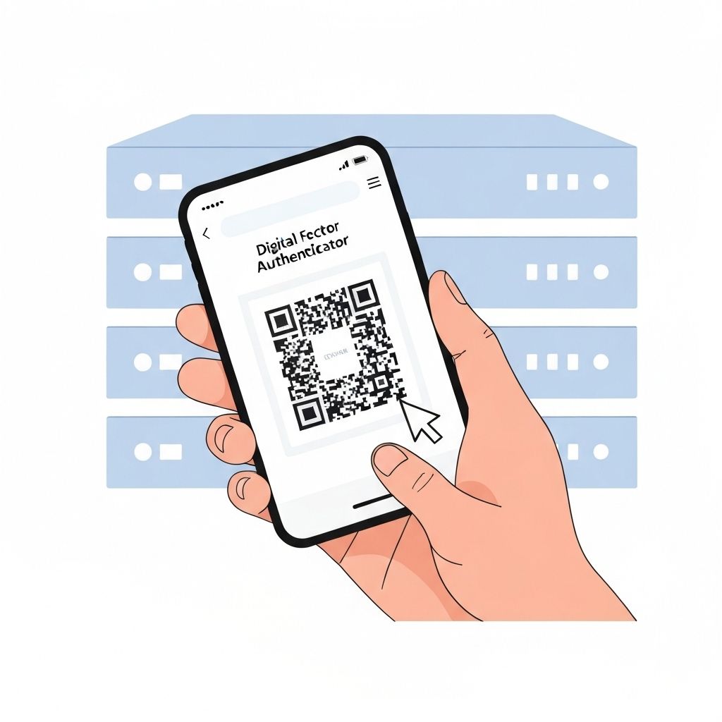 Digital authenticator with QR verification